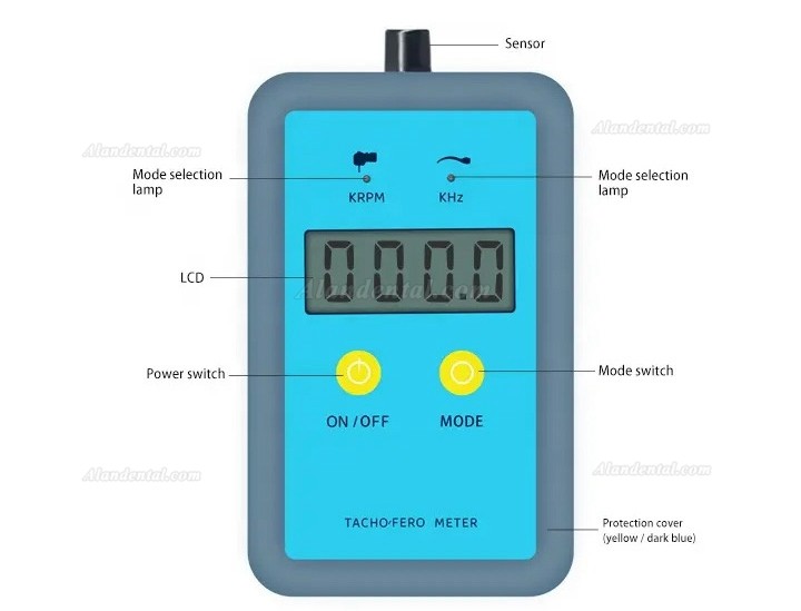Dental Handpiece Tachometer and Ultrasonic Scalers Frequency Meter